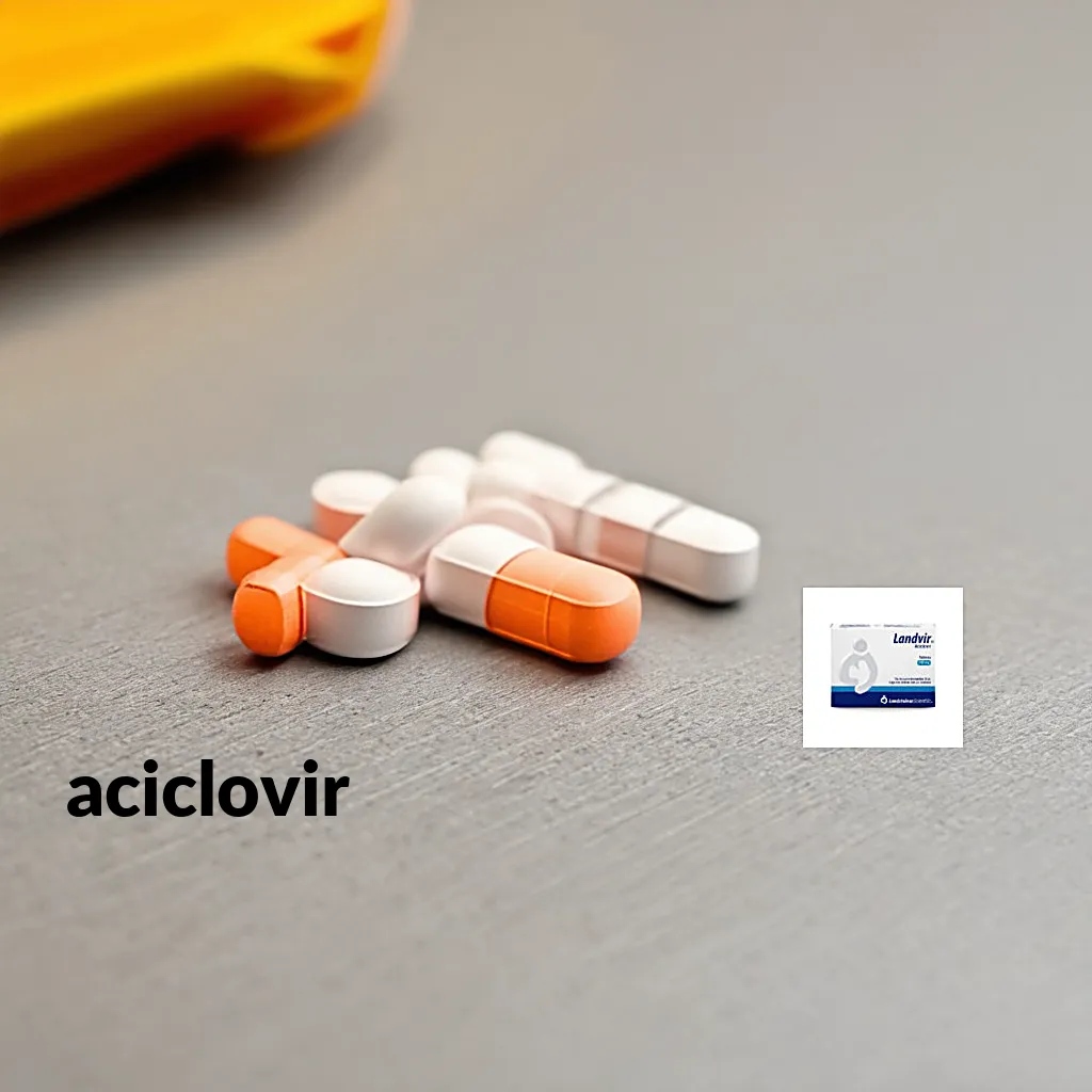 El aciclovir requiere receta medica